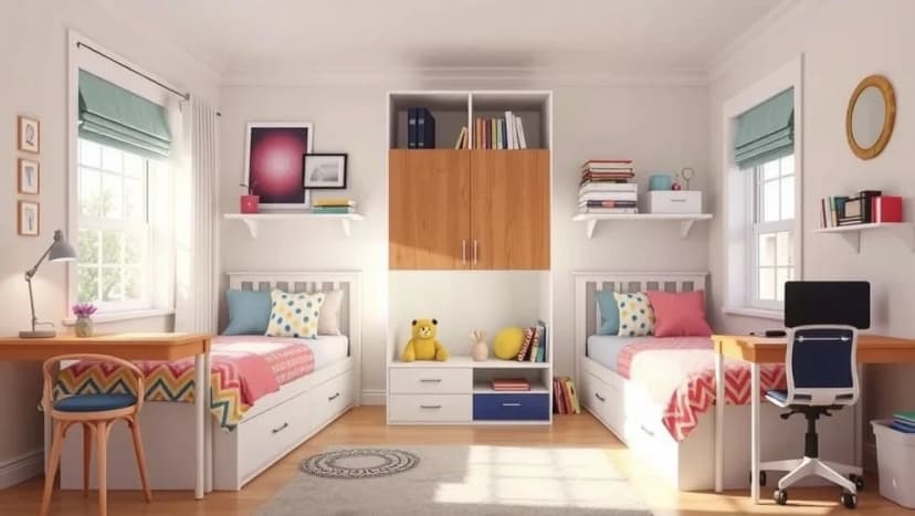 Dela ett rum till två barnrum – så gör du det